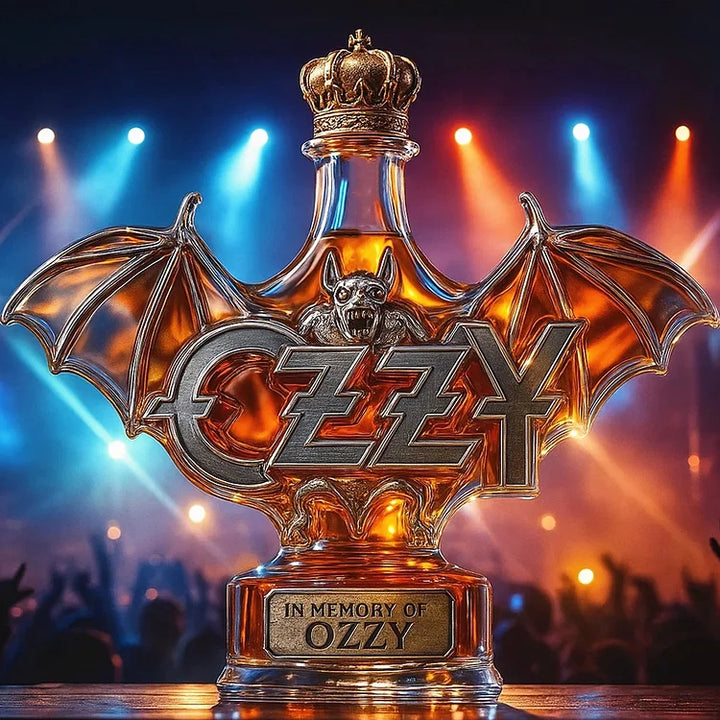 Ozzy Osbourne emlékére Whiskey Üveg