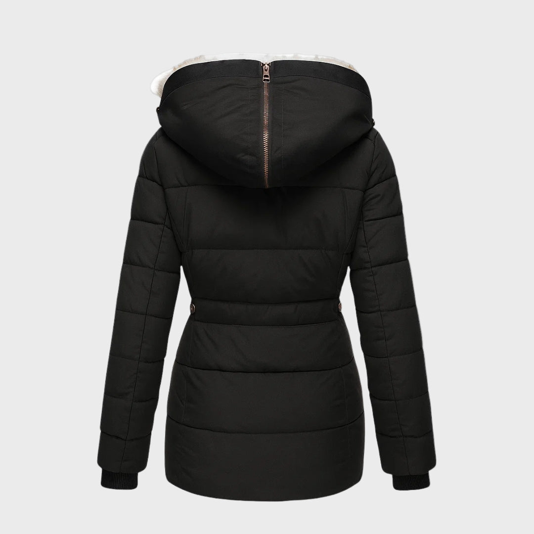 Dominika - Warm winter coat with soft fur lining