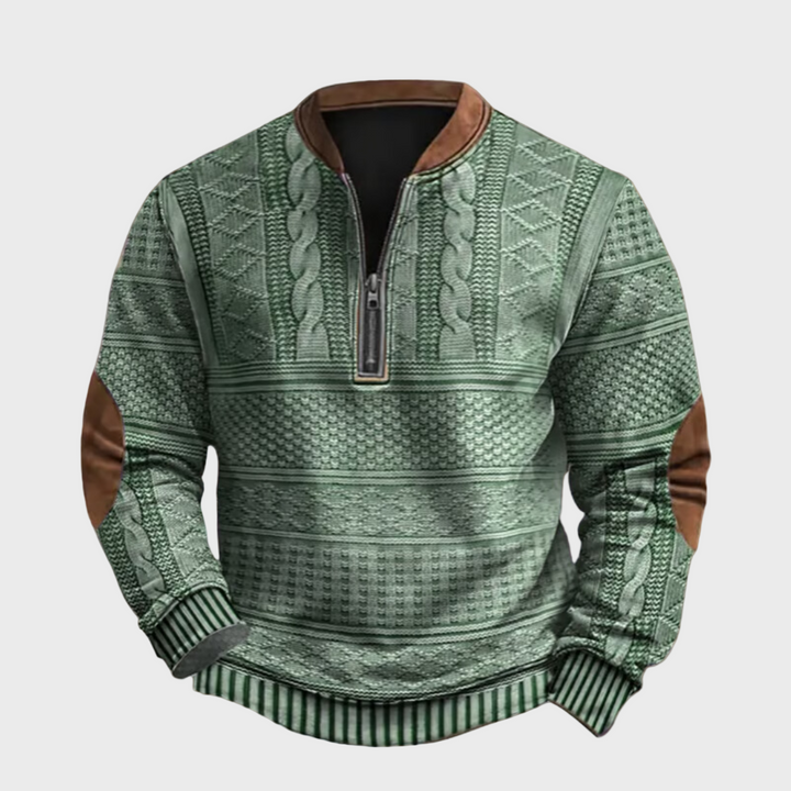 Antonín - Knitted sweater with fastening