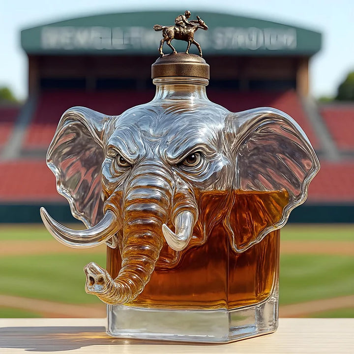 Elefánt Korona Royal whisky üveg