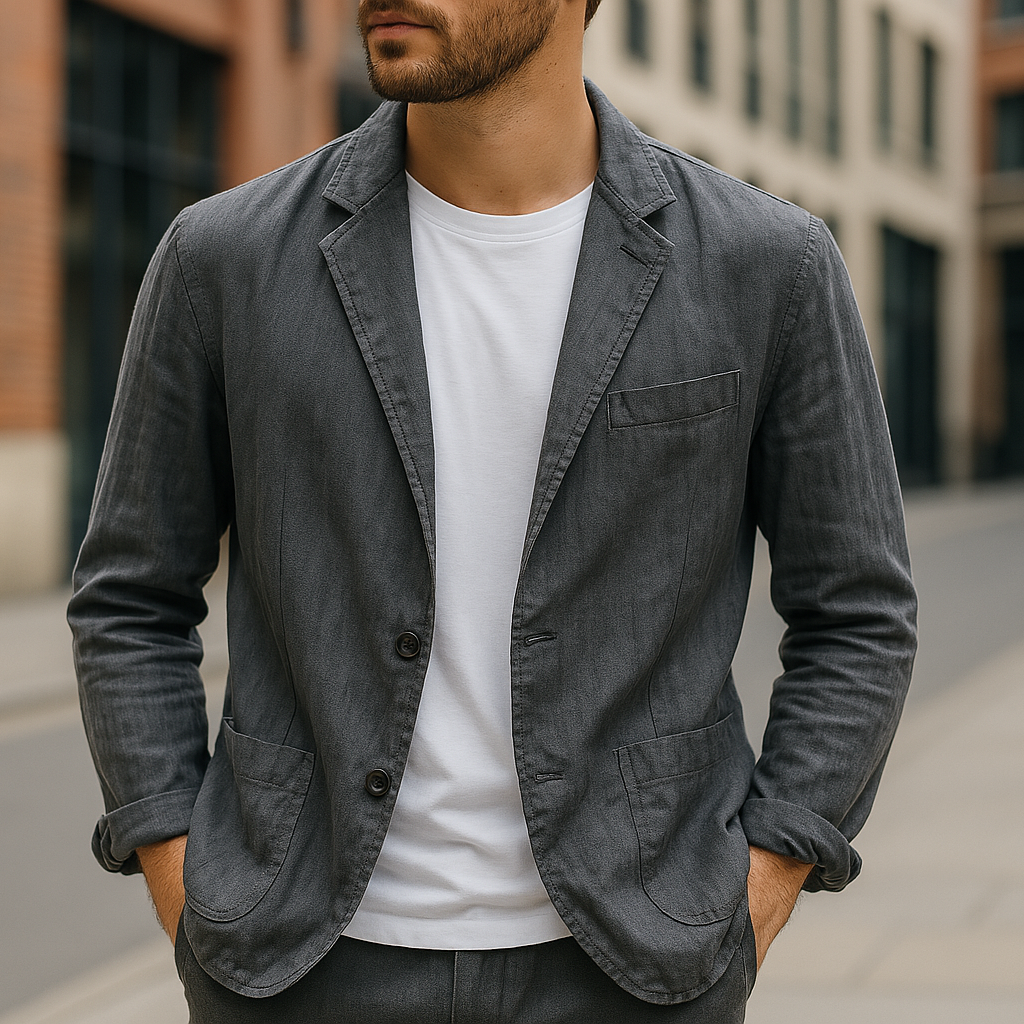 Eric – Lenvászon blézer