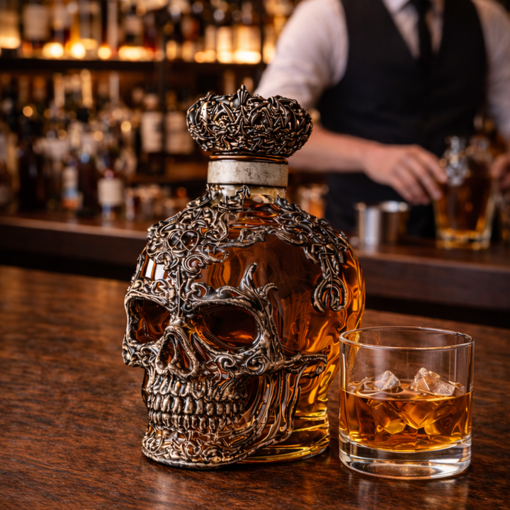 Whiskey Üveg - Koponya Kiadás