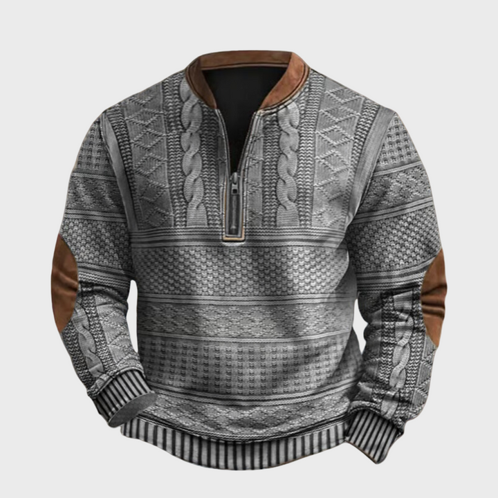 Antonín - Knitted sweater with fastening
