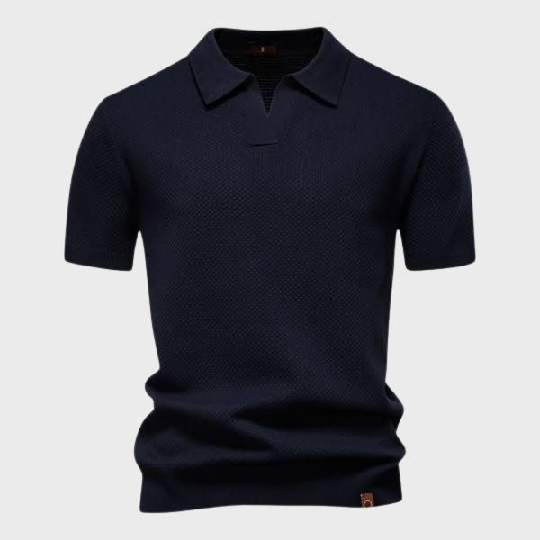 Vavřinec – Prémium póló elegáns nyitott gallérral