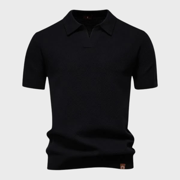Vavřinec – Prémium póló elegáns nyitott gallérral