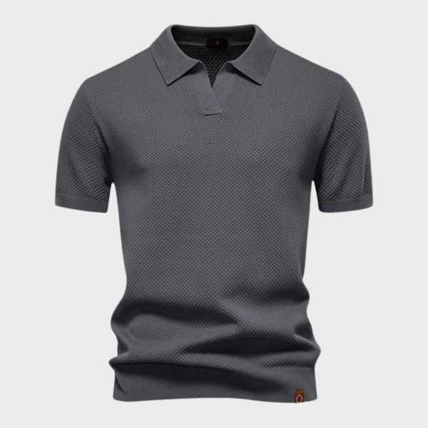 Vavřinec – Prémium póló elegáns nyitott gallérral