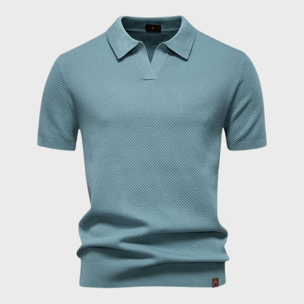 Vavřinec – Prémium póló elegáns nyitott gallérral