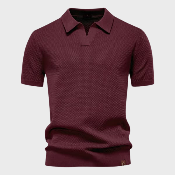 Vavřinec – Prémium póló elegáns nyitott gallérral