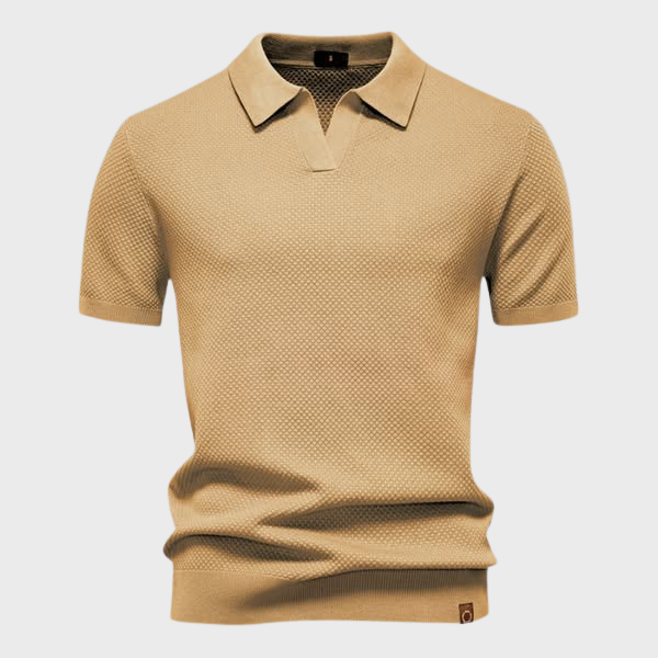 Vavřinec – Prémium póló elegáns nyitott gallérral