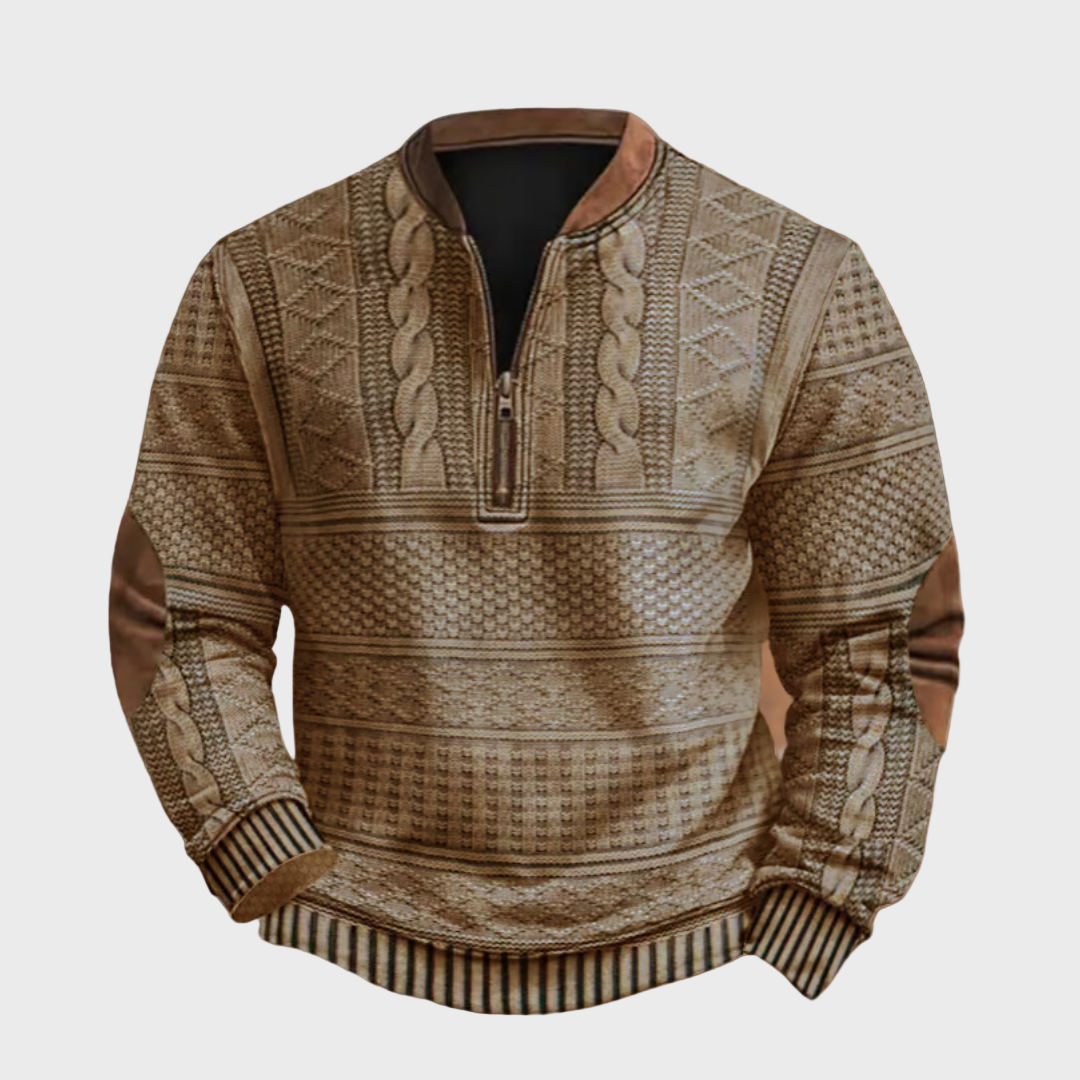 Antonín - Knitted sweater with fastening