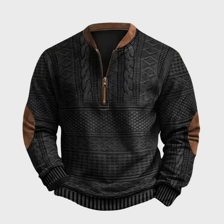 Antonín - Knitted sweater with fastening