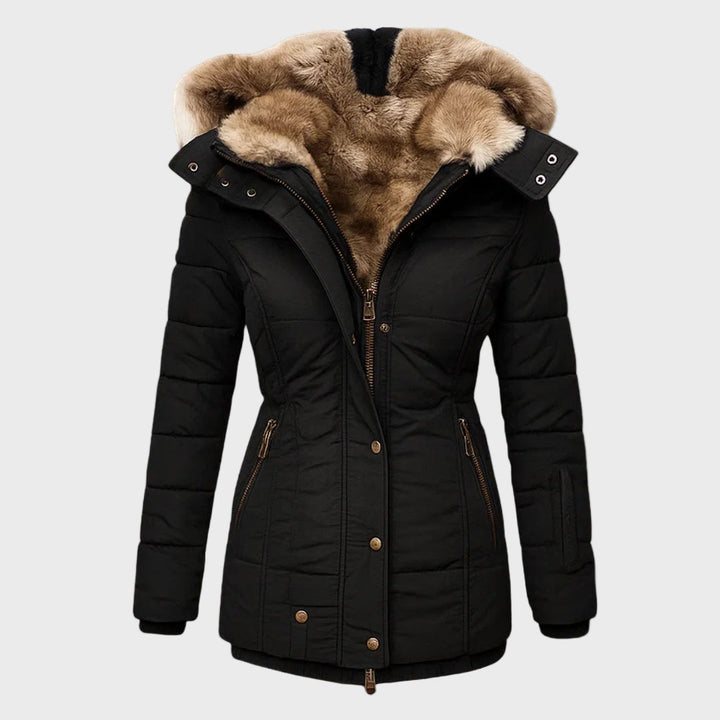Dominika - Warm winter coat with soft fur lining