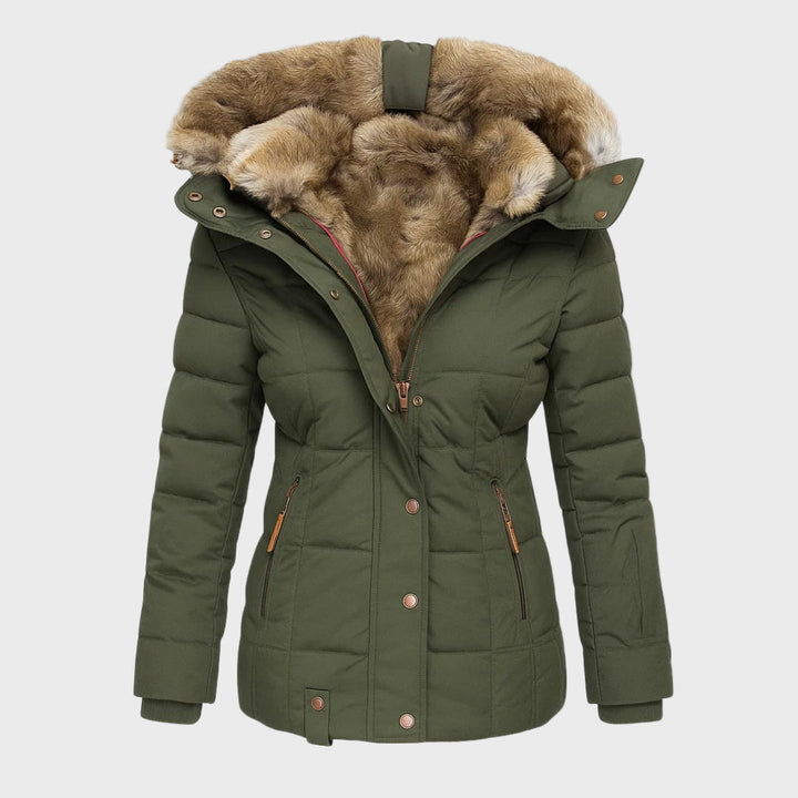 Dominika - Warm winter coat with soft fur lining