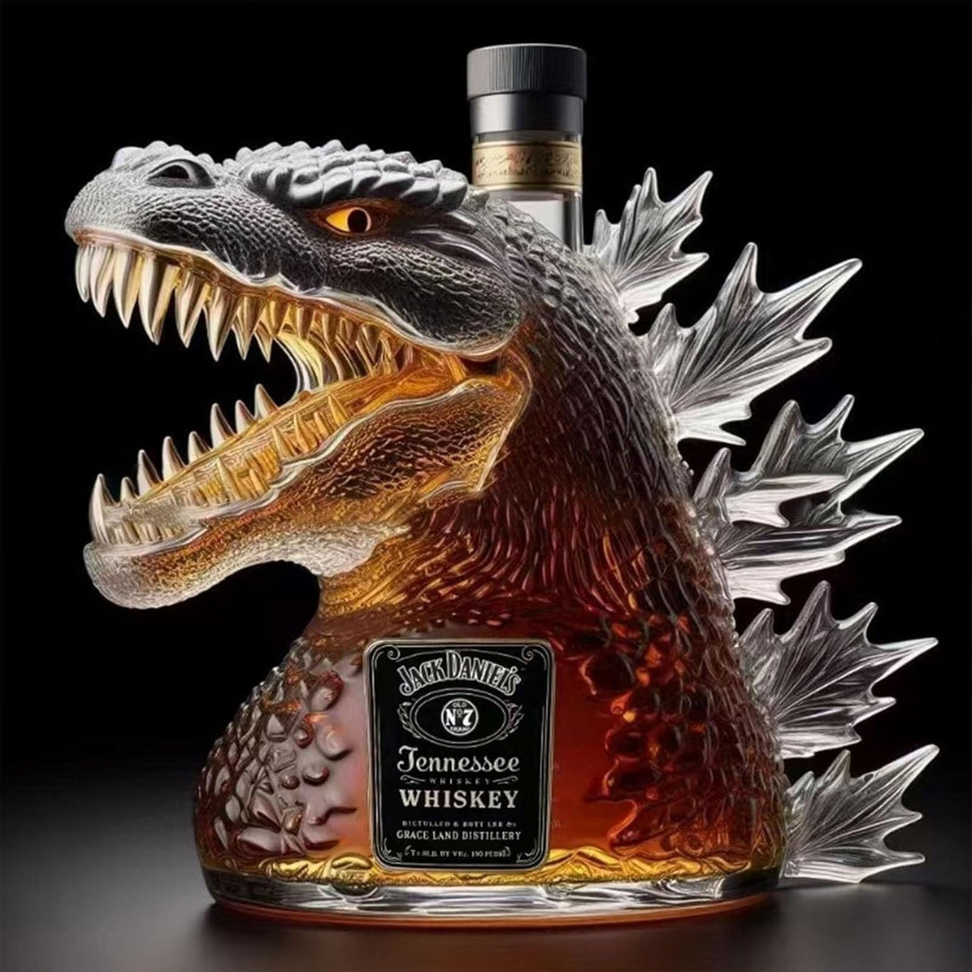 Godzilla whisky üveg
