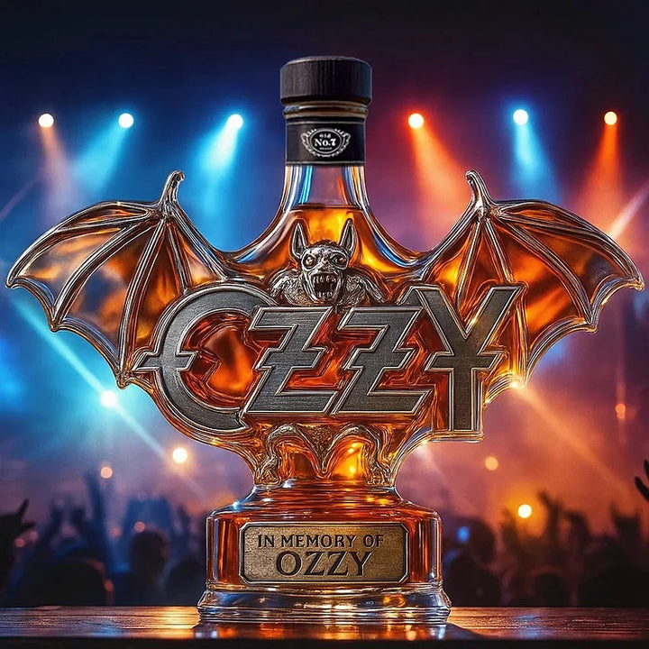 Ozzy Osbourne emlékére Whiskey Üveg