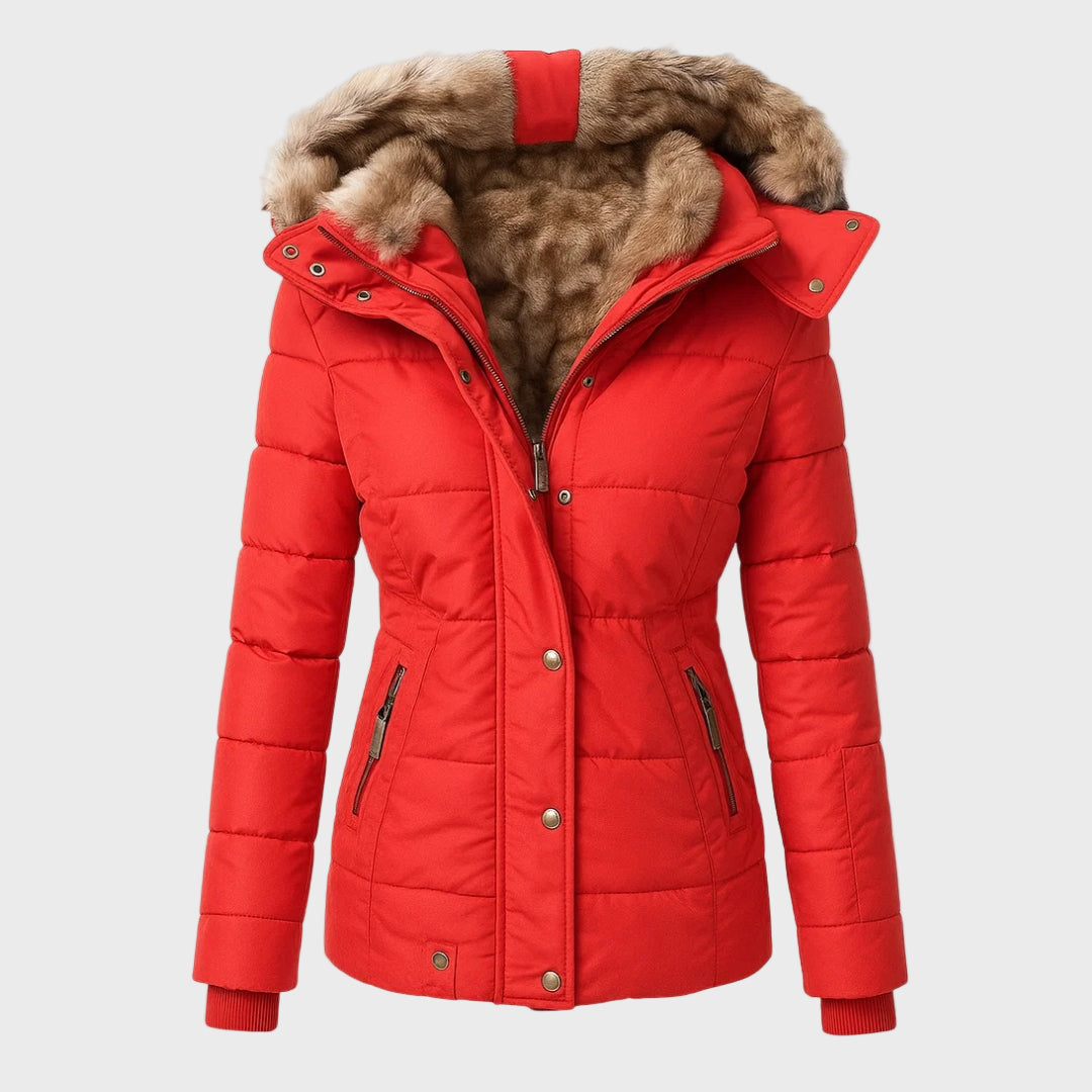 Dominika - Warm winter coat with soft fur lining