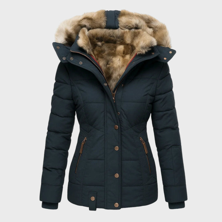 Dominika - Warm winter coat with soft fur lining