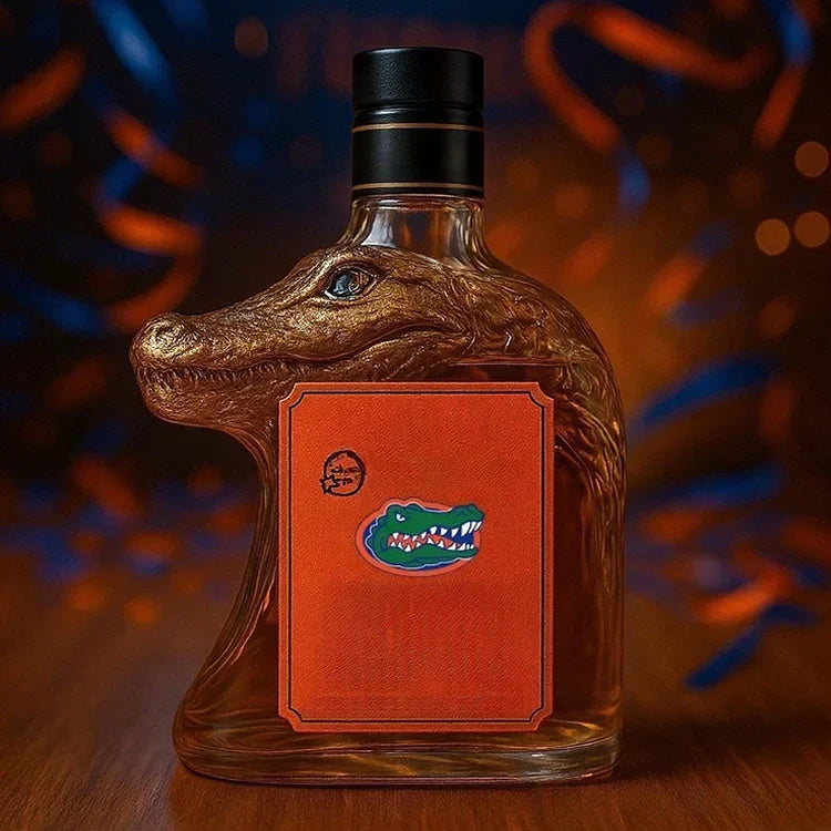 Krokodil alakú whiskey dekantáló