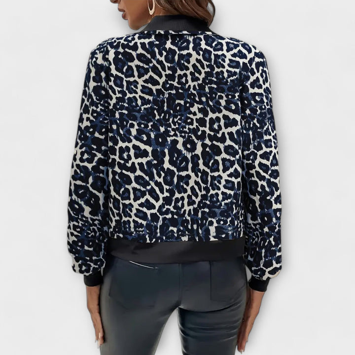 Rachel - Elegáns leopárdmintás kabát