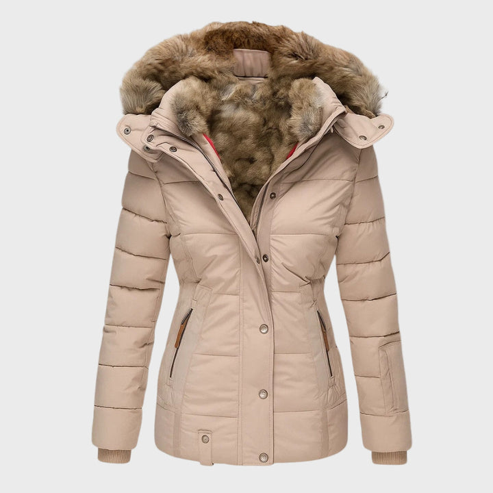 Dominika - Warm winter coat with soft fur lining