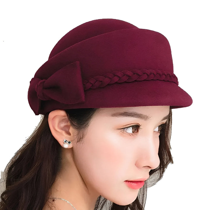 Női gyapjú kalap, melon vagy harang alakú – alkalmi