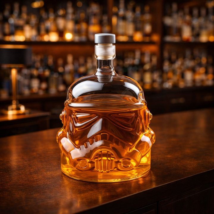 Whiskey Üveg - Üveg és Pohár Készlet Kiadás