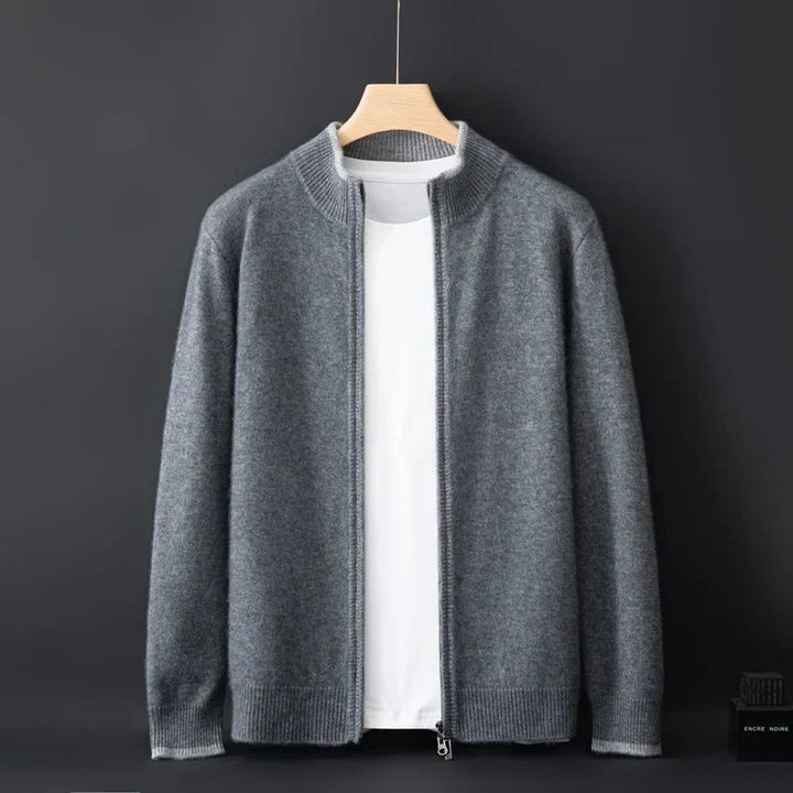 Luděk - Cashmere coat with zip
