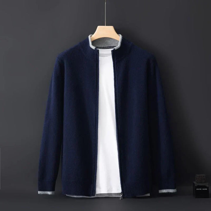 Luděk - Cashmere coat with zip