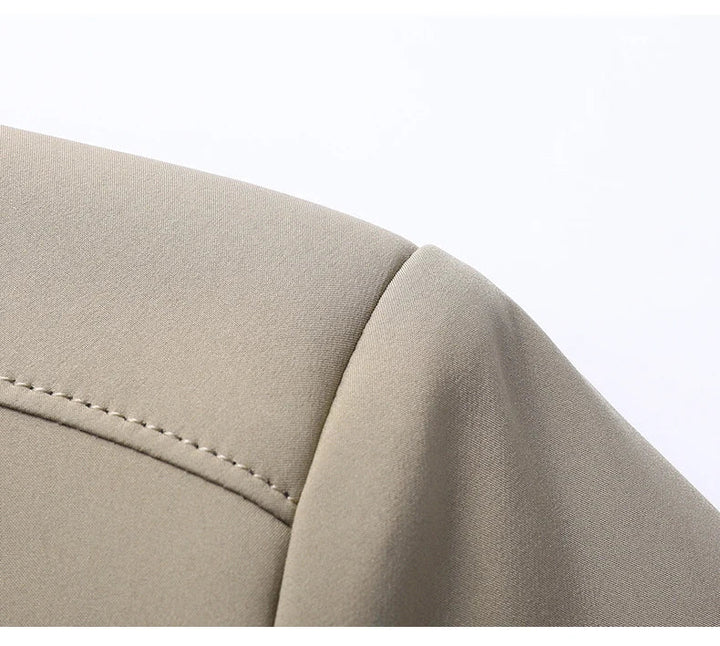Emanuel – Blazer szőrme gallérral
