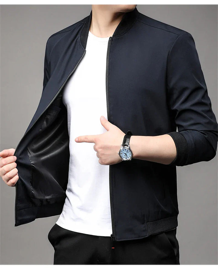 Emanuel – Blazer szőrme gallérral