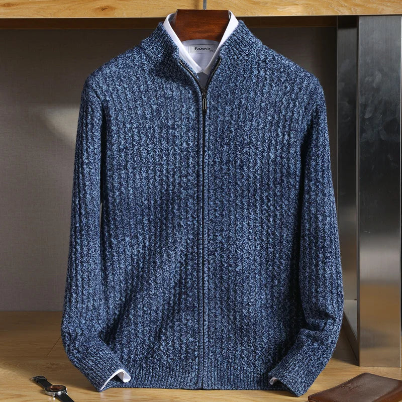 Jan - Kasmír pulóver gombos záródással