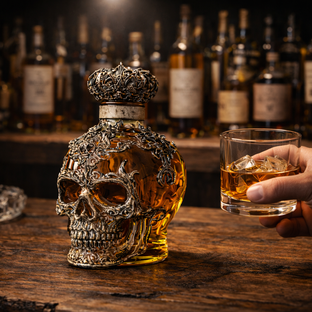 Whiskey Üveg - Koponya Kiadás