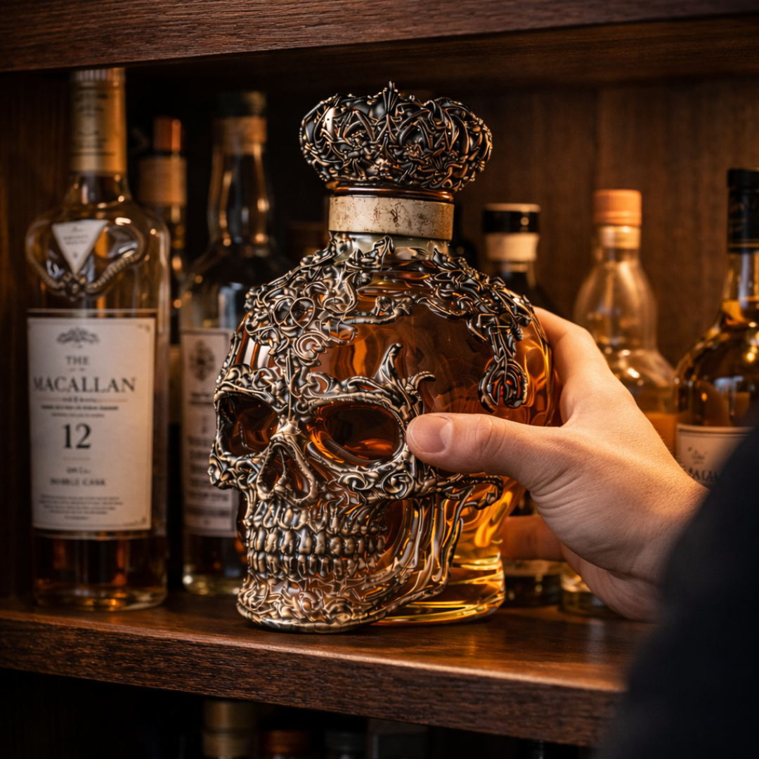Whiskey Üveg - Koponya Kiadás