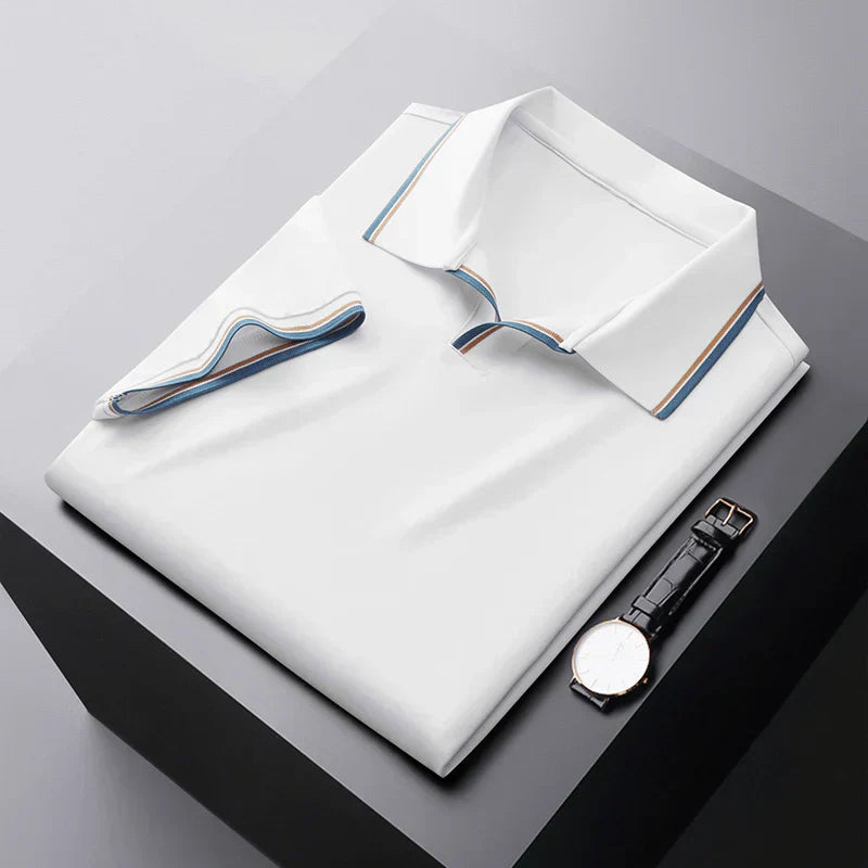 Emanuel – Luxusní polo z hedvábí pro elegantní vzhled