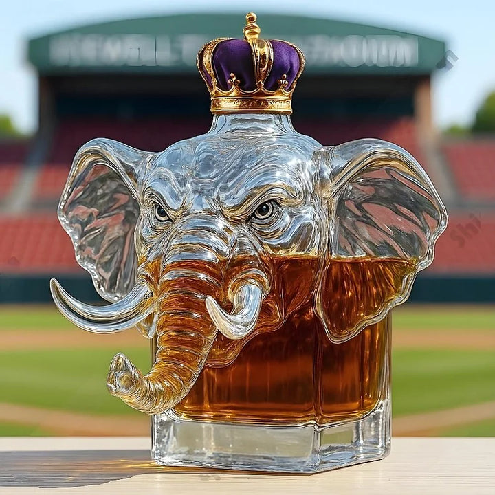 Elefánt Korona Royal whisky üveg
