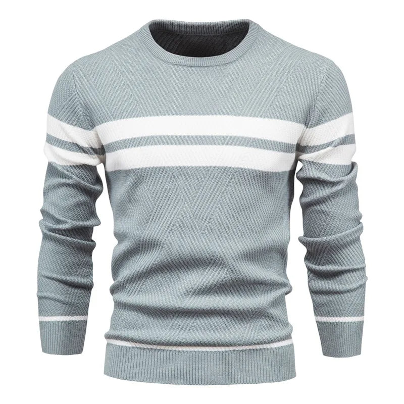 Květoslav - Modern csíkos pulóver