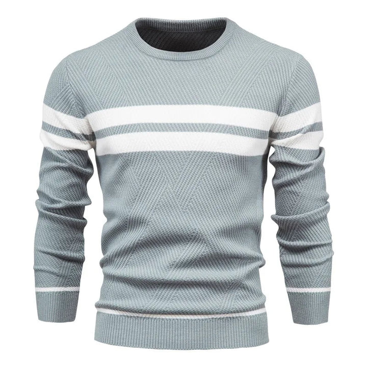 Květoslav - Modern csíkos pulóver