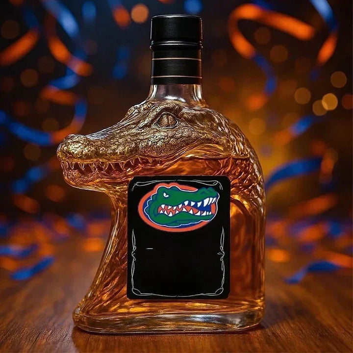 Krokodil alakú whiskey dekantáló
