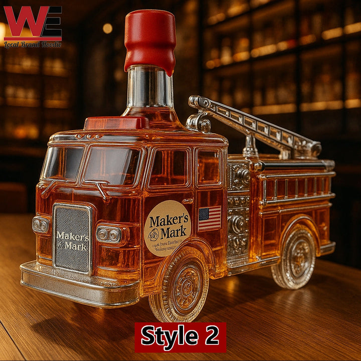 Whisky üveg Tűzoltóautó