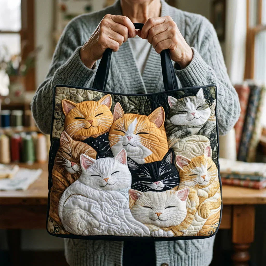 Charlotte | Kézzel készült, steppelt napi táska