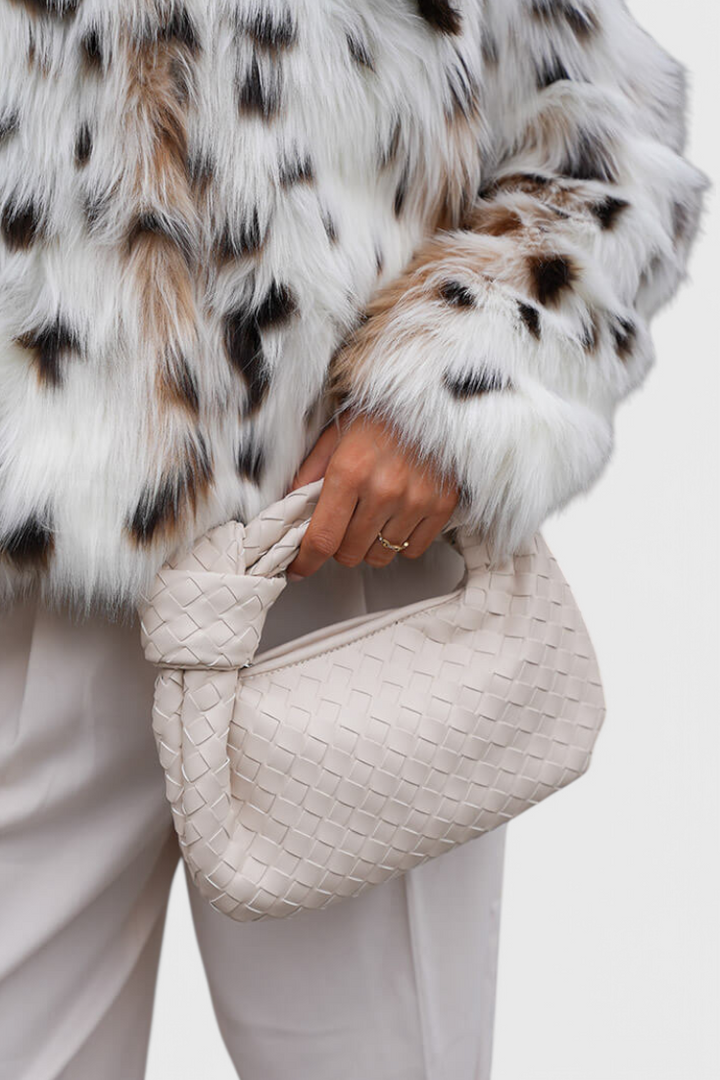 Sage táska Mini Woven zsebtáska