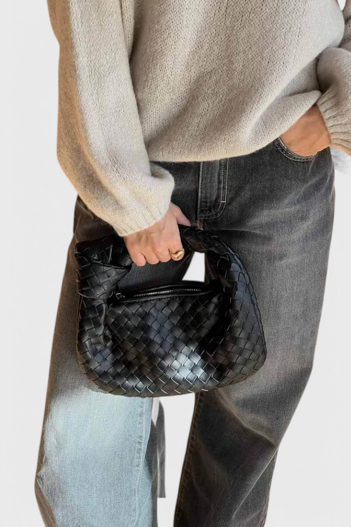 Sage táska Mini Woven zsebtáska