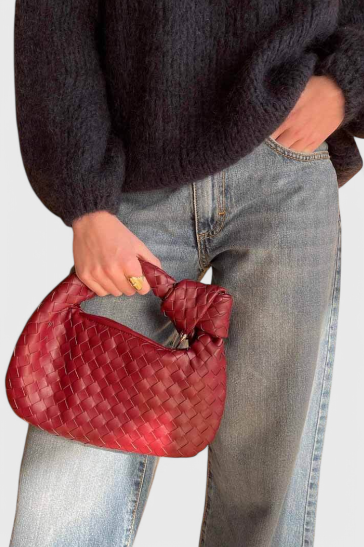 Sage táska Mini Woven zsebtáska