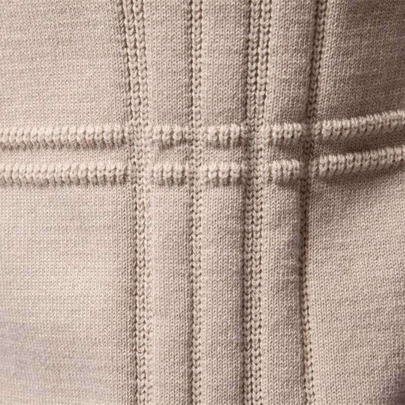 Gabriel - Men's sweater with diamond pattern