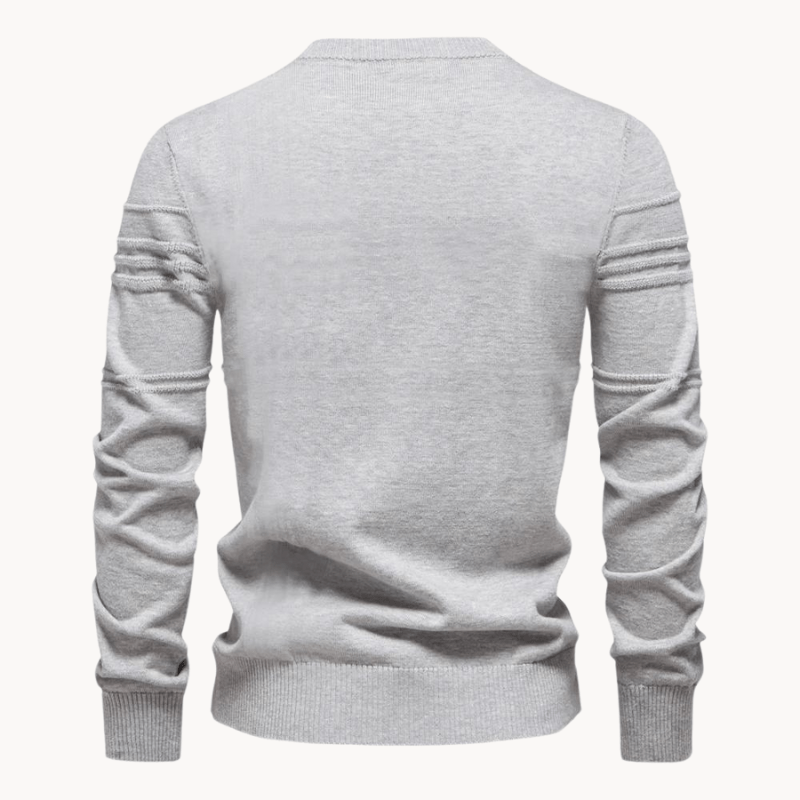 Gabriel - Men's sweater with diamond pattern