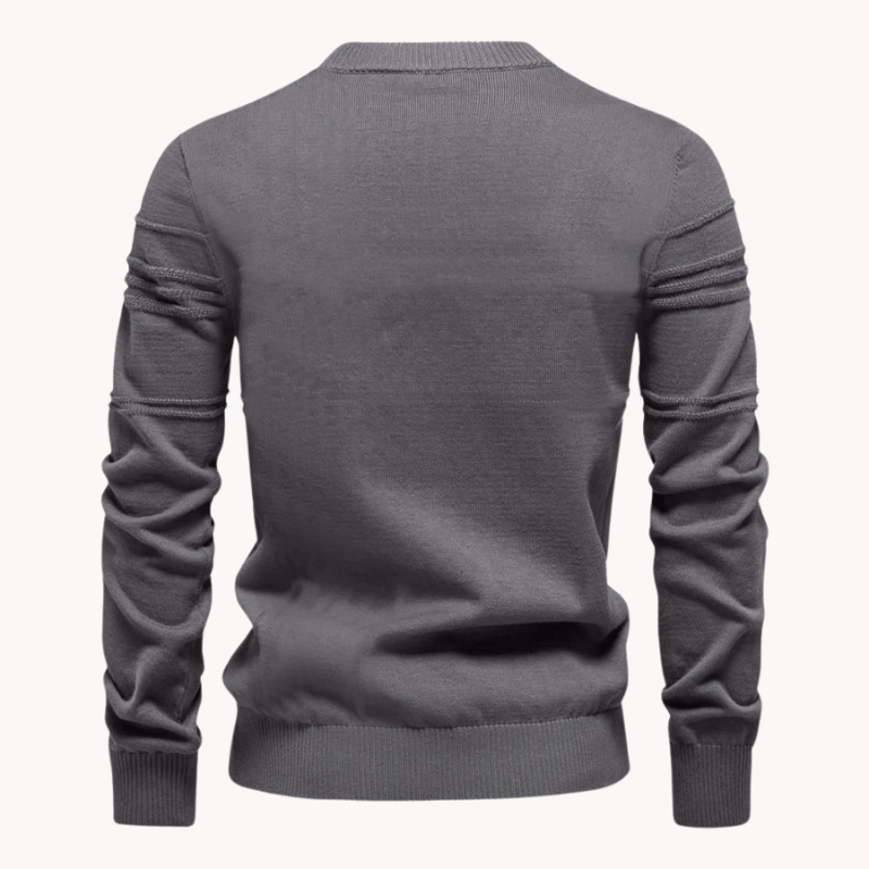 Gabriel - Men's sweater with diamond pattern